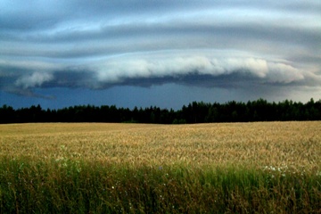 Front burzowy nadchodzi od Sejn. fot Michał Choński
