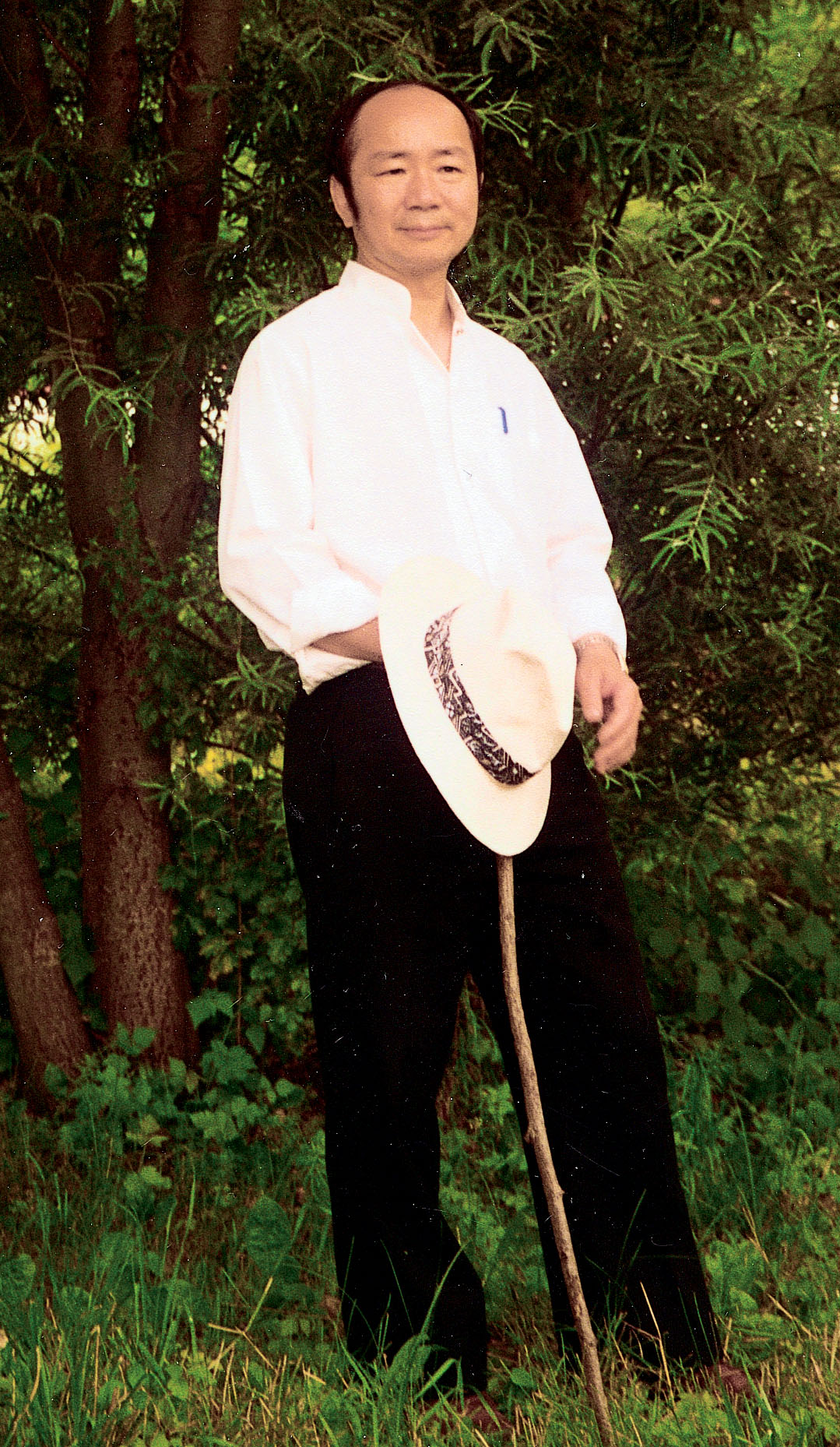 Mistrz Ming Wong, Lodrone, lipiec 1995 roku fot. Marian Nosal